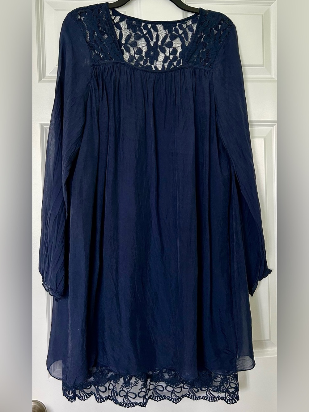 Navy Long Sleeve Women's Dress